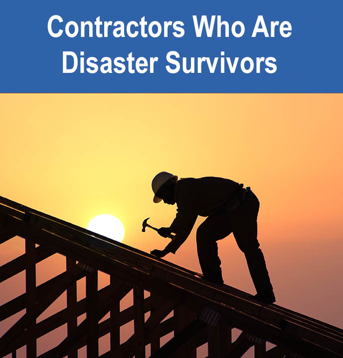 contractors who are disaster victims